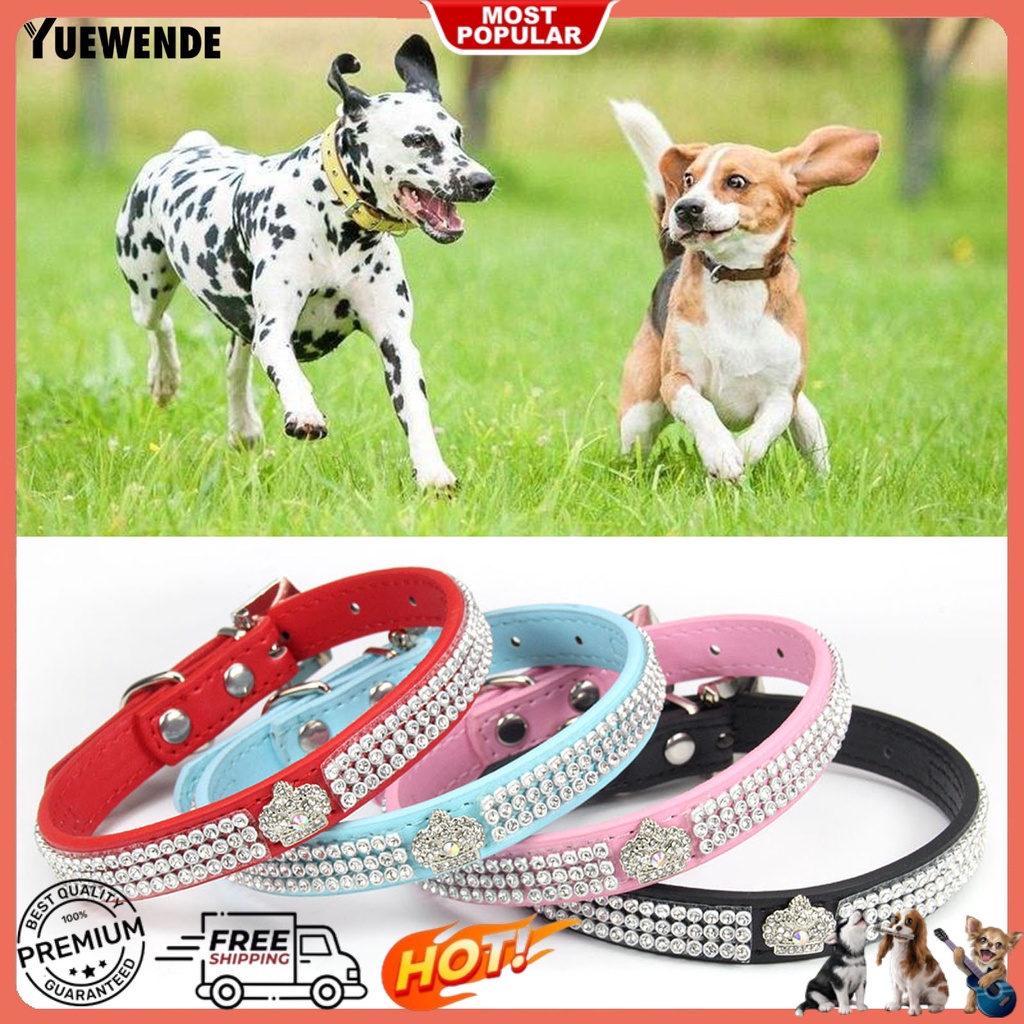 Yq.e Vòng Cổ Choker Đính Đá Có Thể Điều Chỉnh Thời Trang Dành Cho Thú Cưng