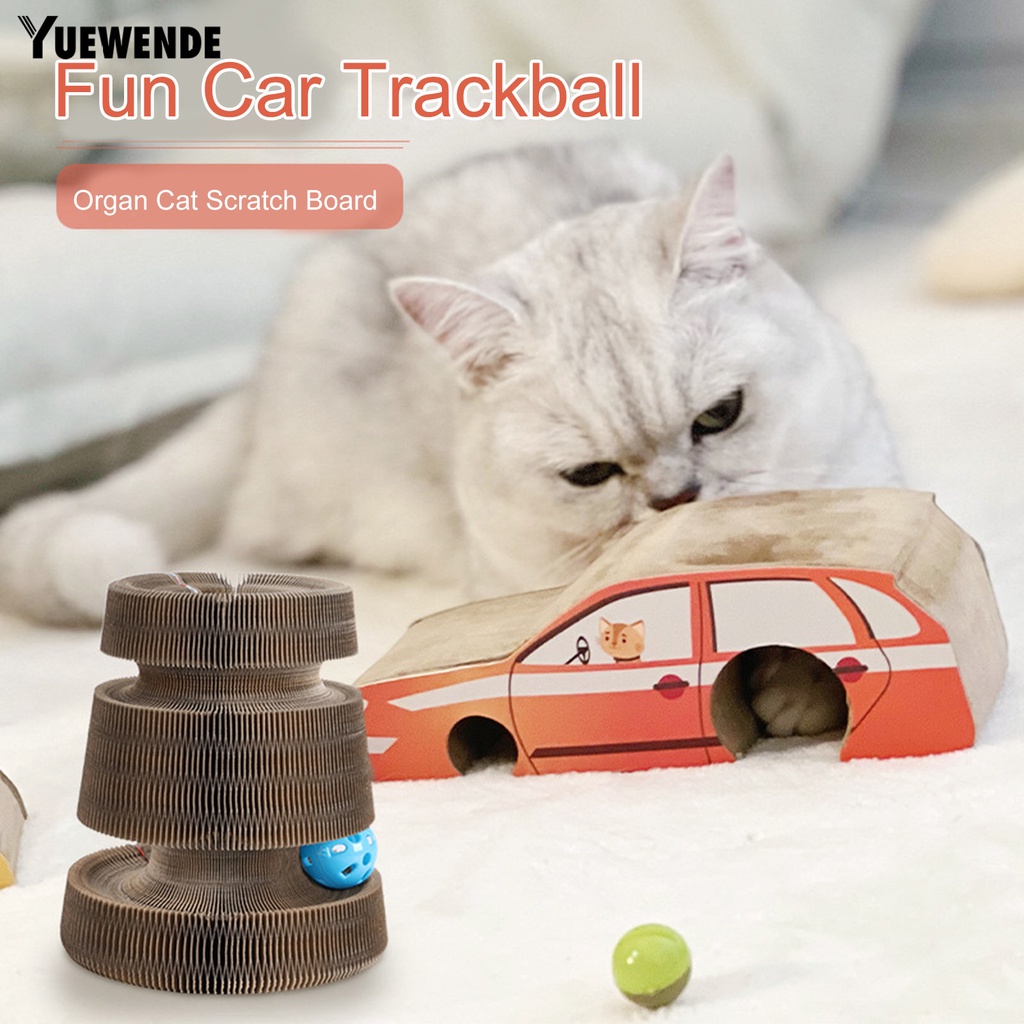 Yq.e Đồ Chơi Bóng Lăn Bằng Giấy Mã Não Chống Mài Mòn Có Thể Thay Đổi Hình Dạng Thuận Tiện Cho Mèo