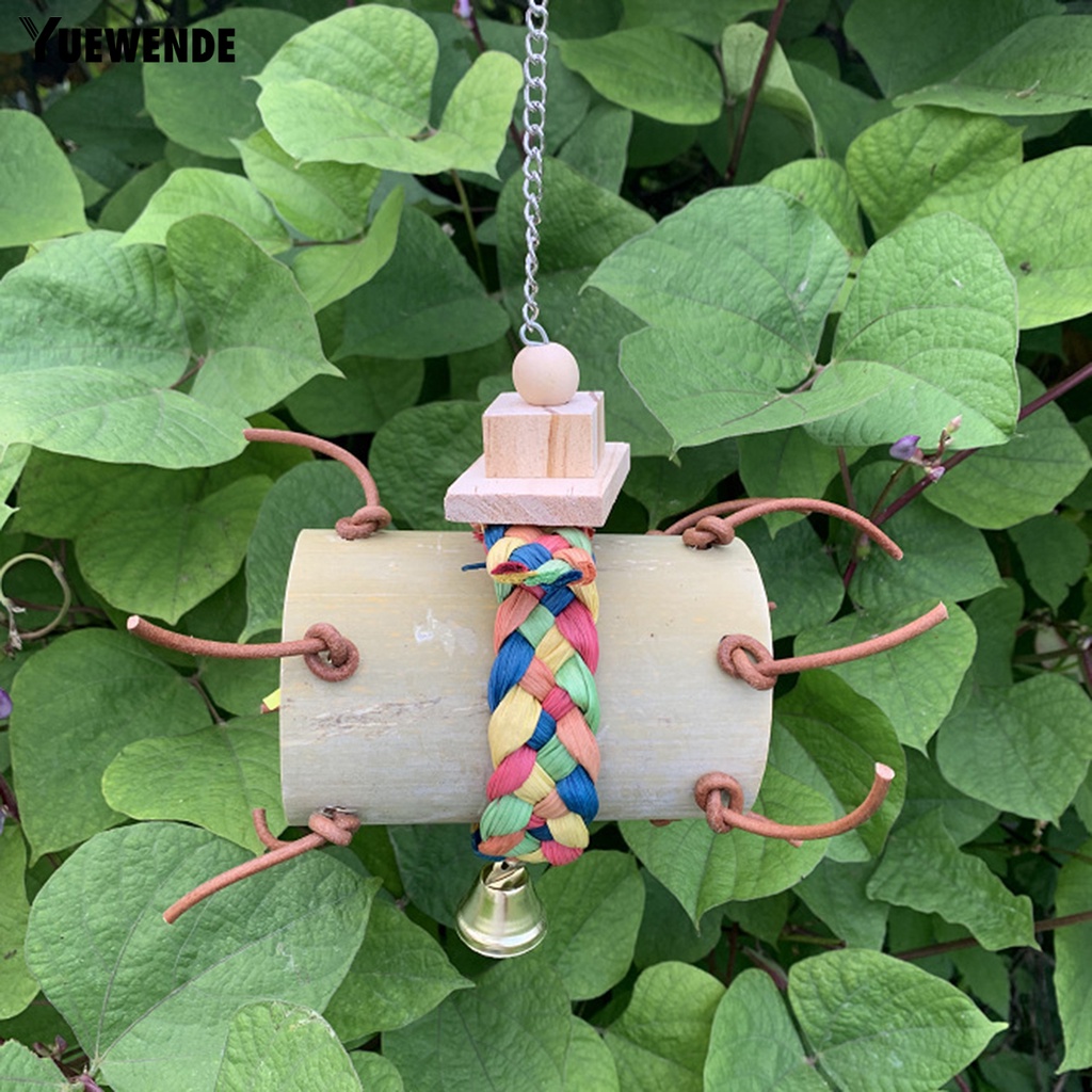 Đồ Chơi Kính Vạn Hoa Bằng Tre Chống Trầy Xước Vui Nhộn Cho Vẹt