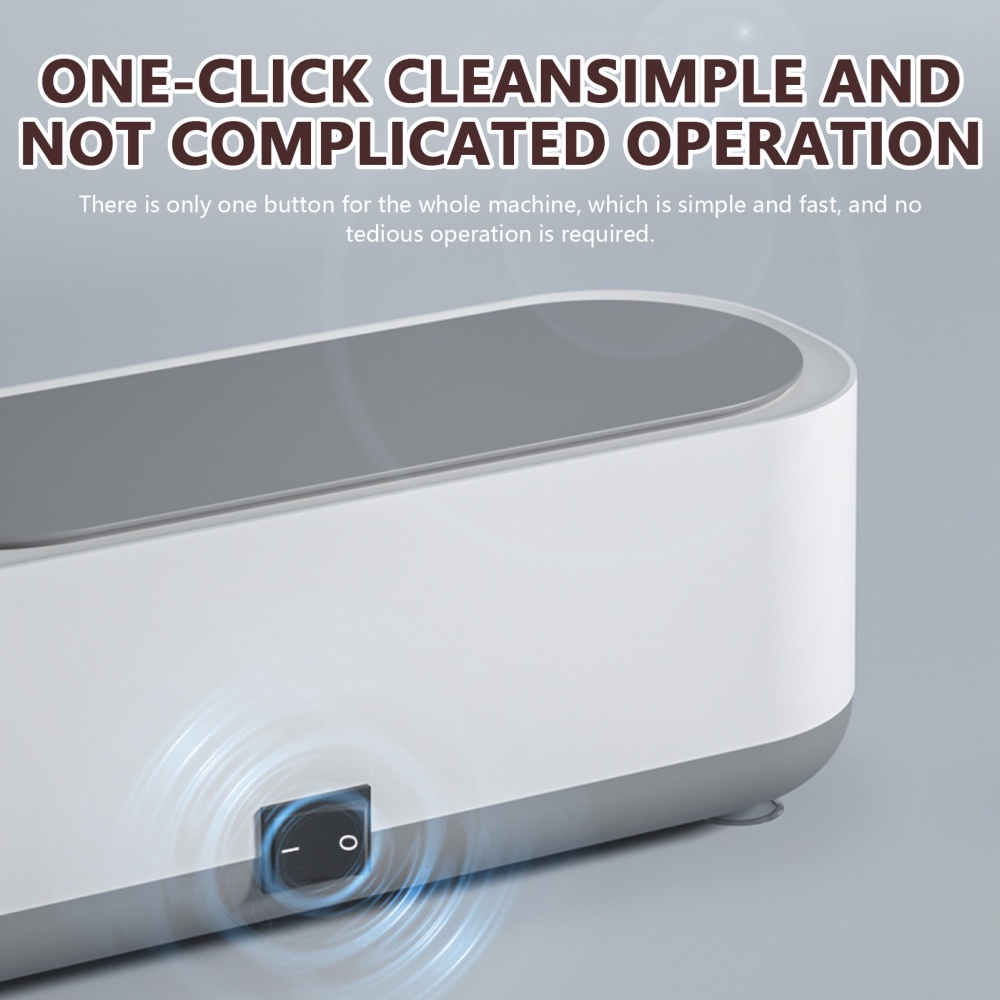 Máy Rung Siêu Âm Tần Số Cao Làm Sạch Trang Sức / Mắt Kính / Đồ Chơi