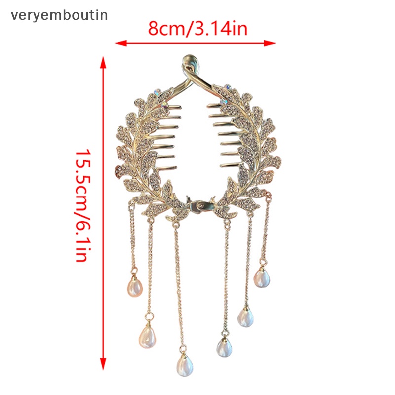 Kẹp Tóc Đính Ngọc Trai Giả Thời Trang Dành Cho Nữ