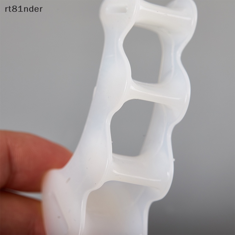 1 Cặp Đệm Silicone Cứng Chỉnh Hình Ngón Chân Cái 3 Lỗ