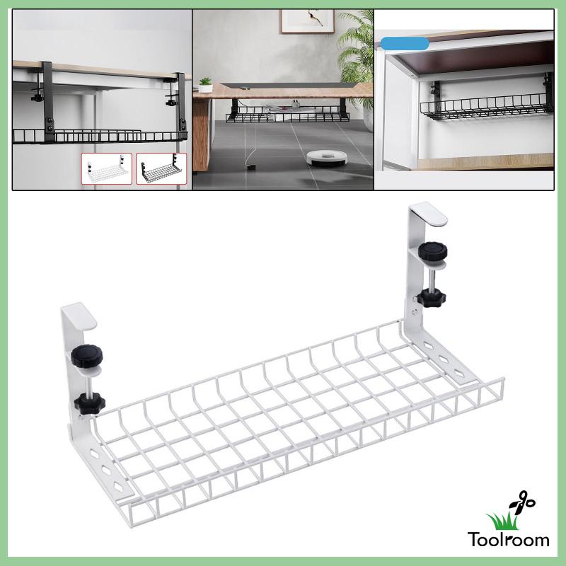 Dụng Cụ Sắp Xếp Dây Cáp Dưới Bàn Không Cần Khoan Cho Phòng Học / Nhà Bếp