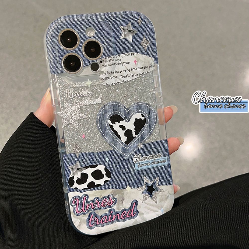 Ốp Điện Thoại TPU Mềm Chống Sốc Bảo Vệ Toàn Diện Phối Kim Tuyến Thời Trang Cho IPhone 11 14 13 12 Pro Max