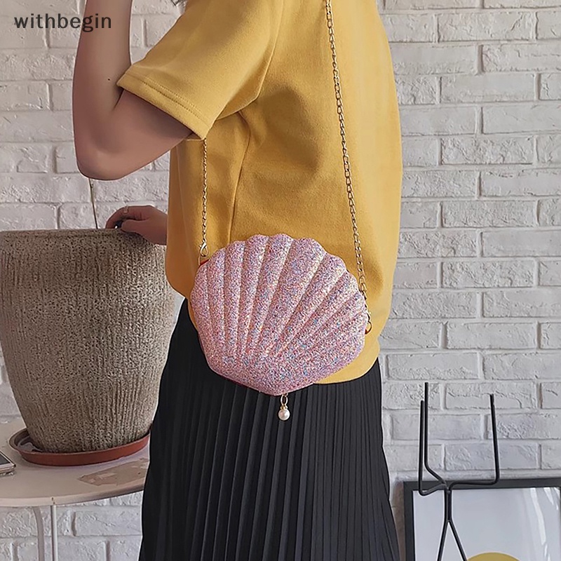 Túi Đeo Chéo Mini Đính Hạt Ngọc Trai Lấp Lánh Thời Trang Dự Tiệc Cho Nữ