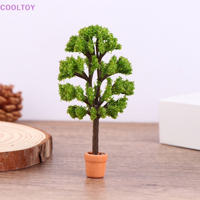 1 Mô Hình Cây Xanh Trang Trí Nhà Búp Bê Tỉ Lệ 1: 12