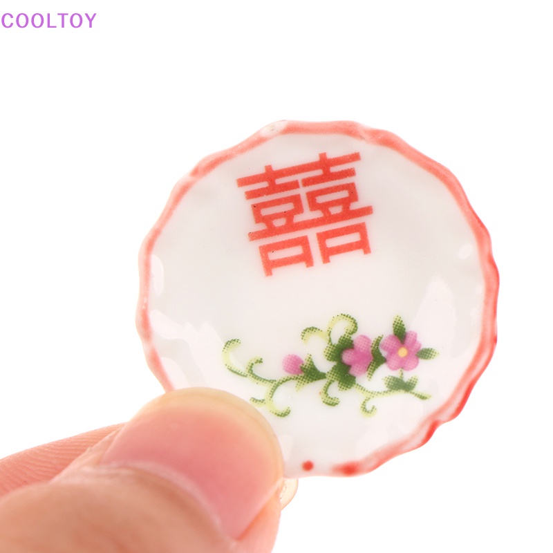 1 Đĩa Sứ Mini 1: 12 Tự Làm Đồ Trang Trí Nhà Búp Bê