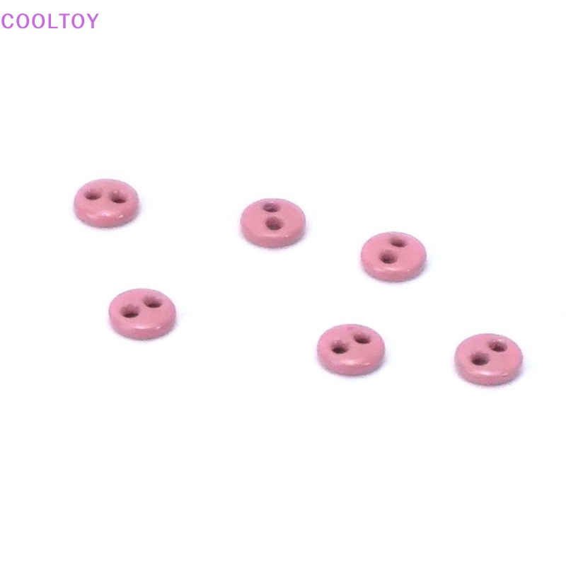 Set 10 Nút Tròn Mini Nhiều Màu Sắc Làm Đồ Chơi Búp Bê