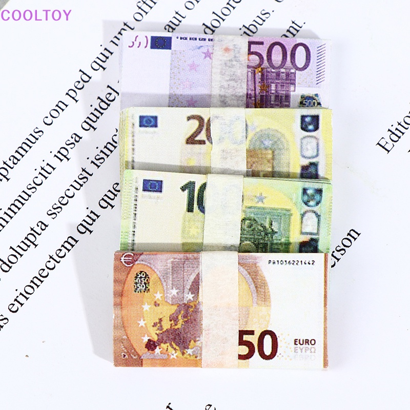 Cooltoy Set 20 Mô Hình Ngân Hàng Châu Âu Đồ Chơi Mini Cho Nhà Búp Bê