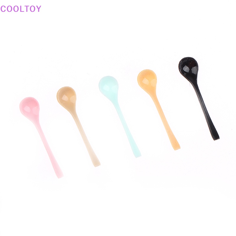 Cooltoy 1 Muỗng Ăn Kem / Yogurt Mini Trang Trí Nhà Búp Bê