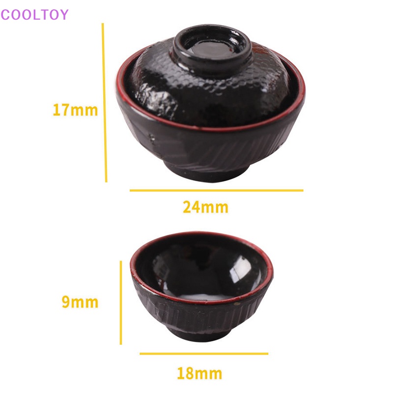 Cooltoy Mô Hình Dĩa Ramen Mini Tỉ Lệ 1: 12 Trang Trí Nhà Búp Bê