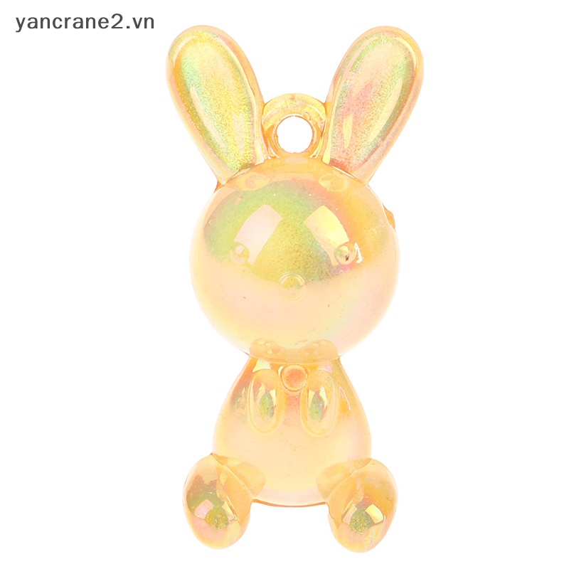 1 Mặt Vòng cổ / Móc Khóa / Vòng Tay Hình Thỏ Nhiều Màu DIY yancrane2.vn