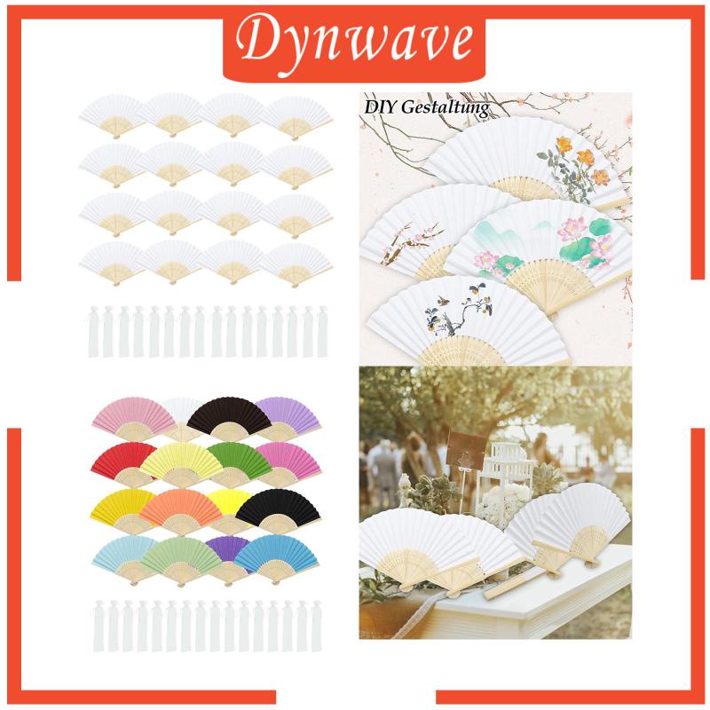 Bộ 16 Quạt Giấy Cầm Tay Gấp Được Dùng Cho Nhà Thờ