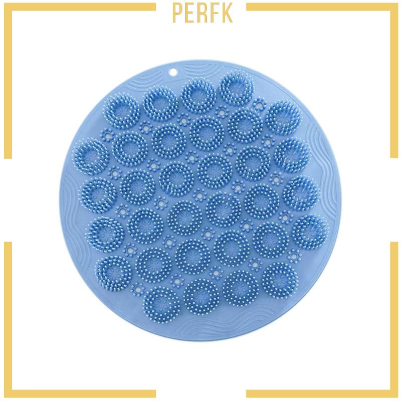 Bàn Chải Chà Lưng Có Giác Hút Đường Kính 30cm Bằng Silicon Tiện Dụng