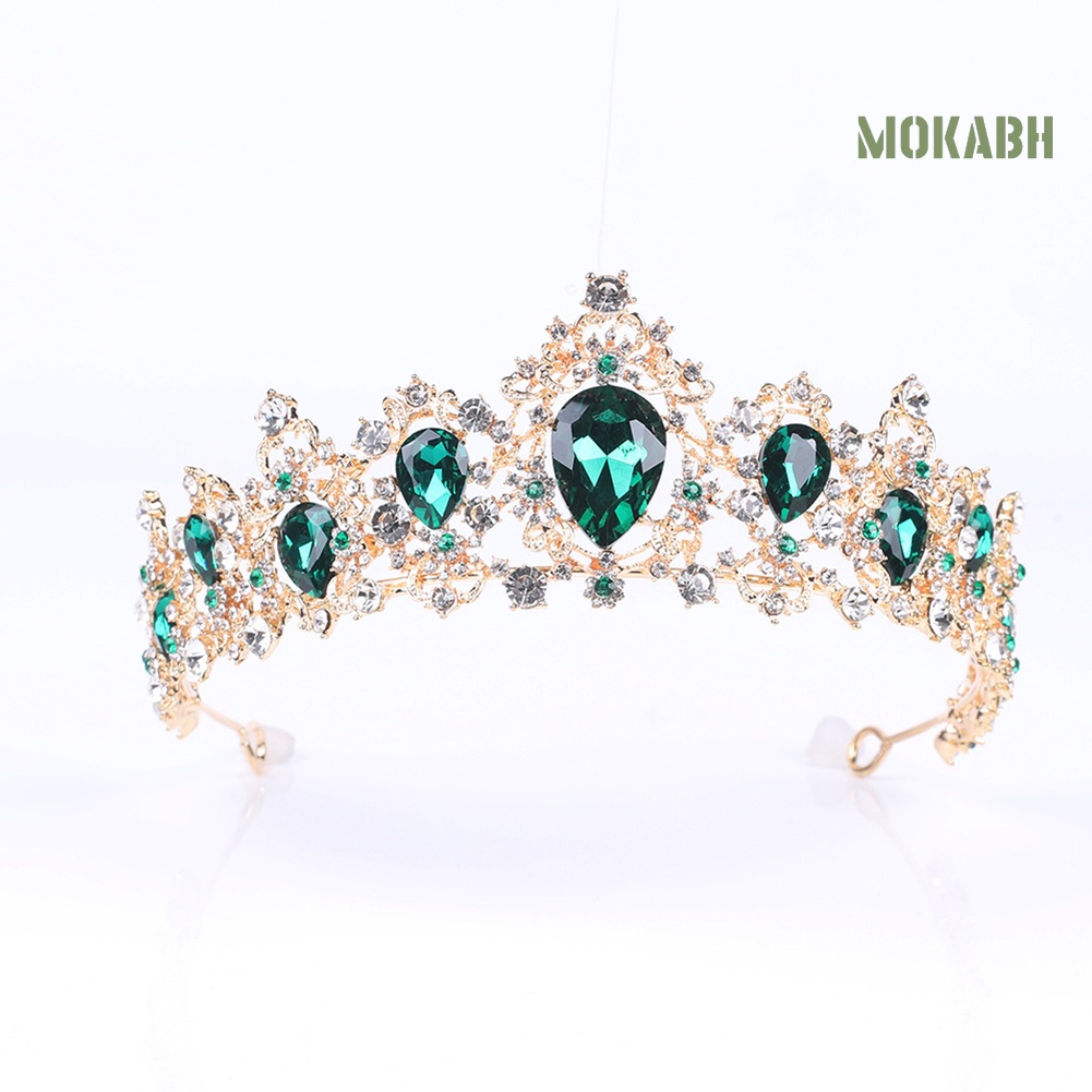 Cài Tóc Hình Vương Miện Đính Đá Lấp Lánh Dành Cho Cô Dâu