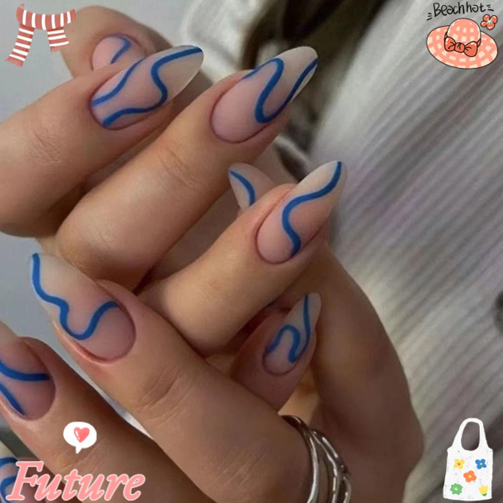 Bộ 24 Móng Tay Giả Có Thể Tháo Rời DIY