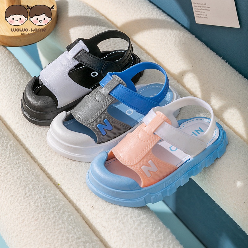 Dép Sandal Đế Mềm Chống Trượt In Hình Hoạt Hình Thời Trang Mùa Hè Dành Cho Trẻ Em