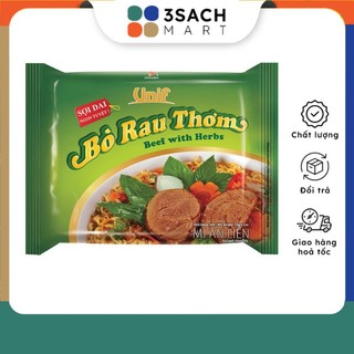 Mì unif bò rau thơm