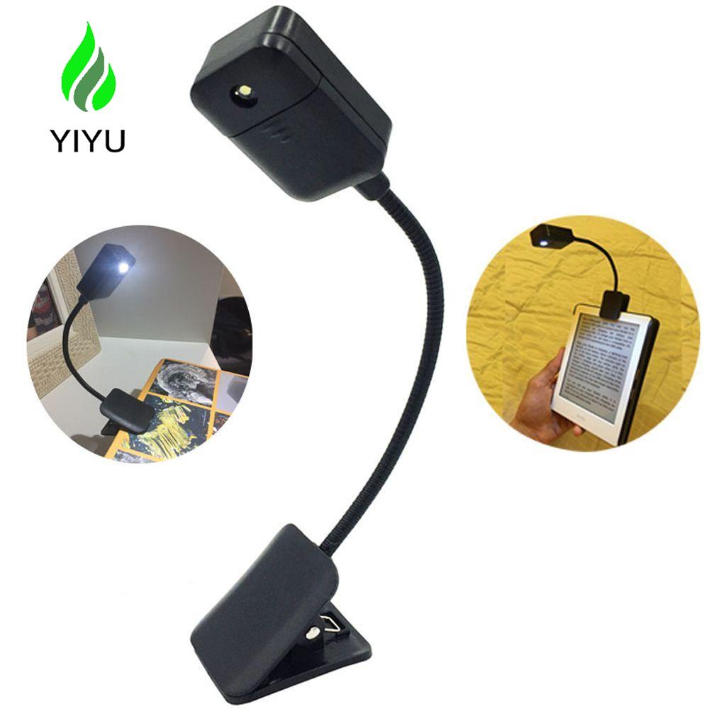 Đèn LED Đọc Sách Có Kẹp Linh Hoạt Có Thể Điều Chỉnh Tiện Dụng