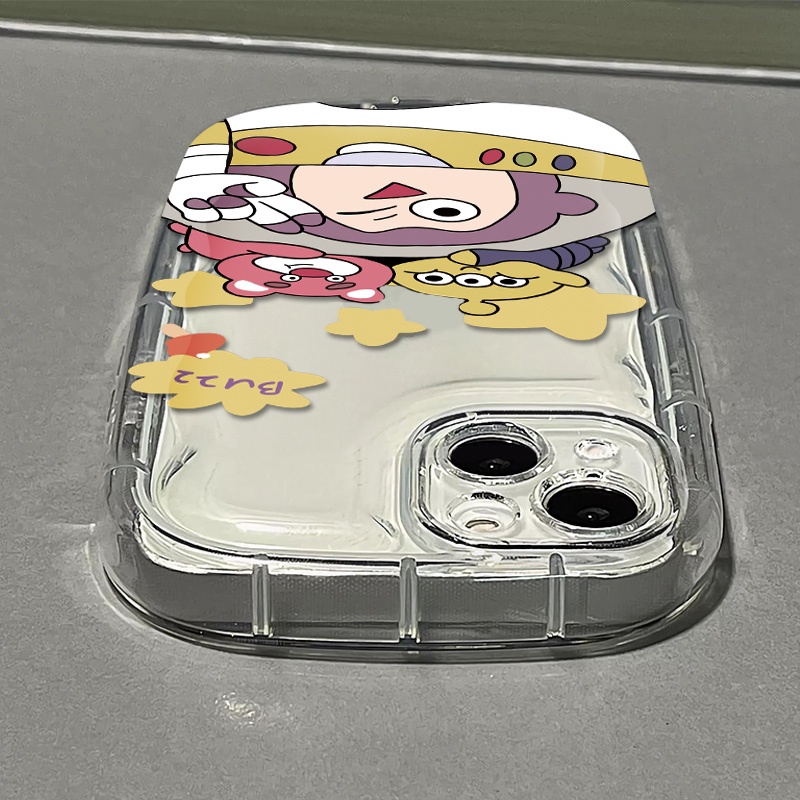 Ốp Điện Thoại Silicon Trong Suốt Họa Tiết Hoạt Hình Dễ Thương Chống Sốc Cho IPhone 14 13 12 11 Pro Max 7 + 8 Plus XS X XR