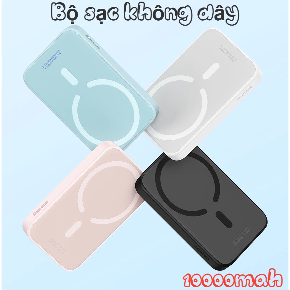 Sạc dự phòng pin 5000mAh tích hợp sạc từ tính cho nhiều thiết bị điện thoại