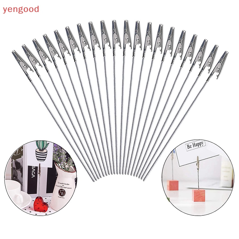 Bộ 10 Giá Đỡ Kẹp Ảnh Để Bàn Trang Trí Nhiều Màu Sắc