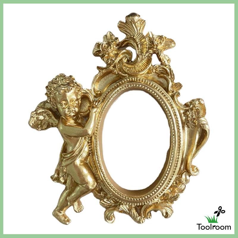 Khuôn Làm Đạo Cụ Trang Trí Hình Oval Mini Bằng Nhựa Resin Kiểu Vintage