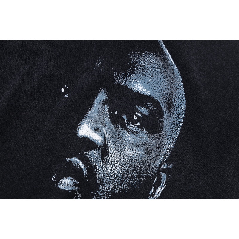 S-aint- Áo Thun Đen Tay Ngắn In Hình Ca Sĩ Rap Đường Phố Cao Cấp Thời Trang Cho Nam Và Nữ Jktsyrt