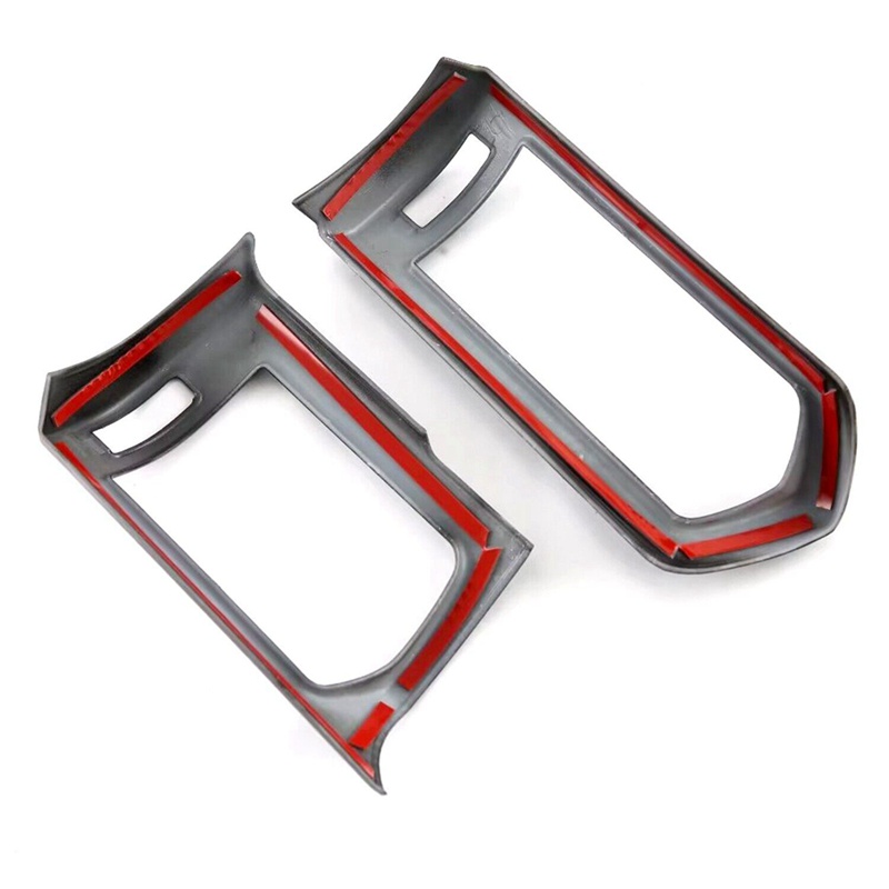 Khung Viền Trang Trí Lỗ Thông Gió Trước Bằng ABS Sợi Carbon Cho Toyota Land Cruiser J300 LC300 2022 2023