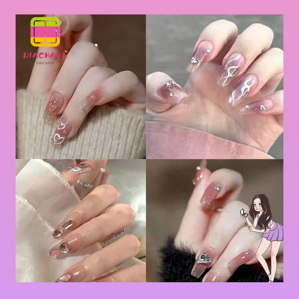 Hộp 24 Móng Tay Giả Ballerina Che Phủ Toàn Diện