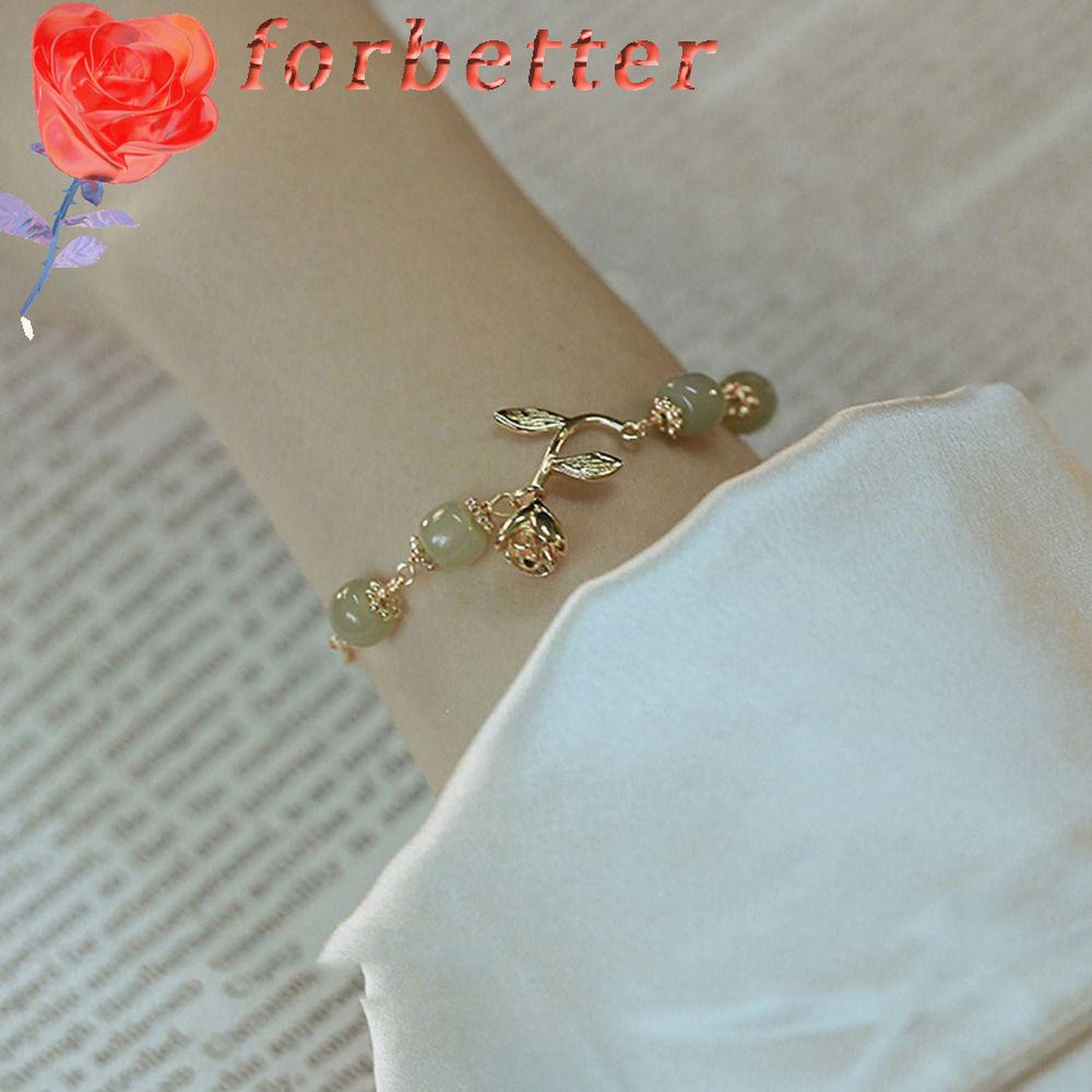 Vòng Tay Hai Lớp Bằng Hợp Kim Đính Hạt Hoa Hồng Dễ Thương