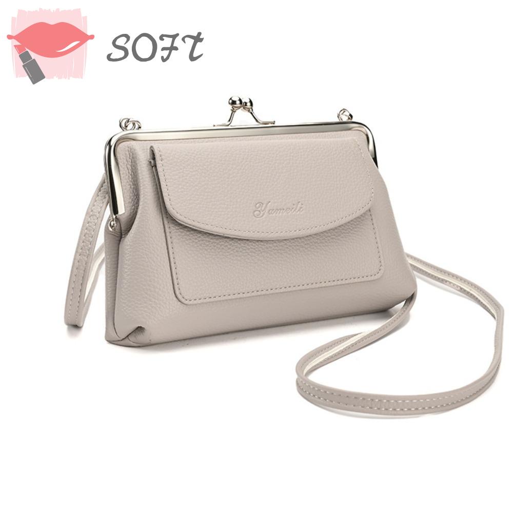 Túi Đeo Chéo Da PU Màu Trơn Cỡ Lớn Phong Cách Vintage Thời Trang 2023 Cho Nữ