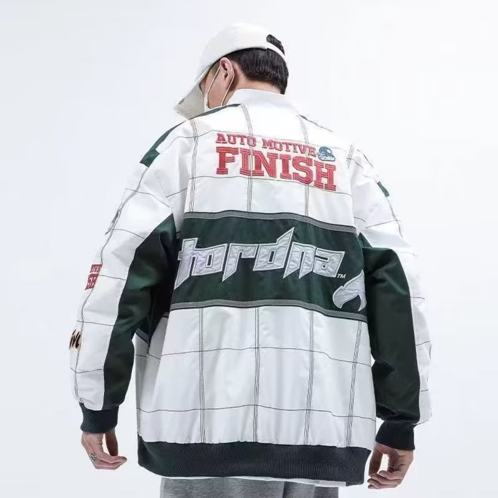 Áo Khoác Bóng Chày Phong Cách Retro Mỹ Cá Tính Cho Nam Nữ