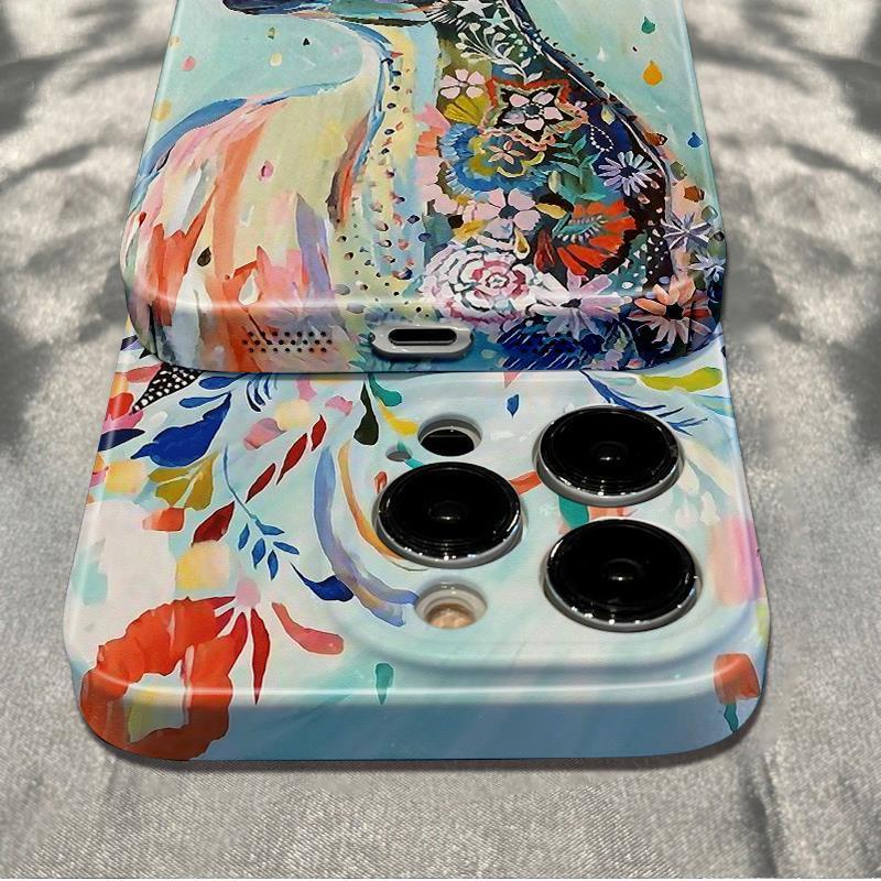 Ốp Điện Thoại Chống Sốc Họa Tiết Tranh Sơn Dầu 786In14Pro iPhone1211max 13