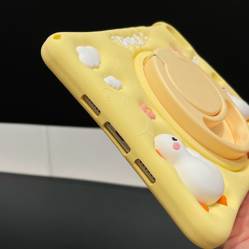 Ốp Máy Tính Bảng Silicon Dẻo In Hình Vịt Giảm Căng Thẳng Cho Ipad 10.2 Ipad 10Th 10.9 Mini 4 / 5 Ipad Air 1 / 2 Air 4 / 5 Pro 11 Ipad Gen 5