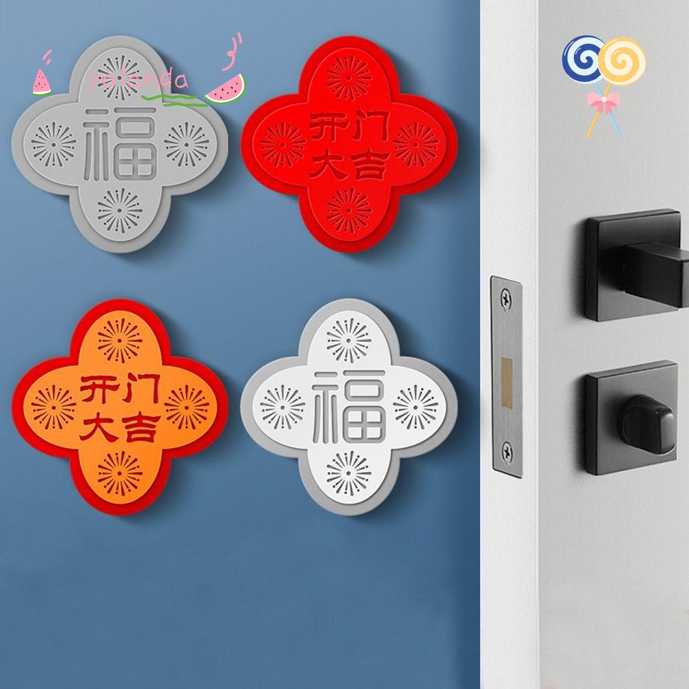 Miếng Cao Su Dán Tường Chống Va Chạm Dễ Sử Dụng Cho Tay Nắm Cửa