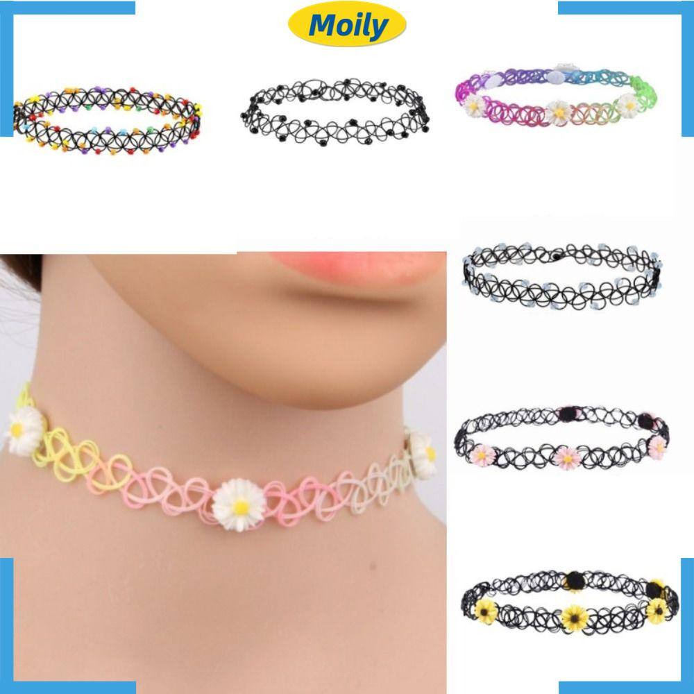 Vòng Cổ Choker Co Giãn Nhiều Màu Thời Trang Cổ Điển