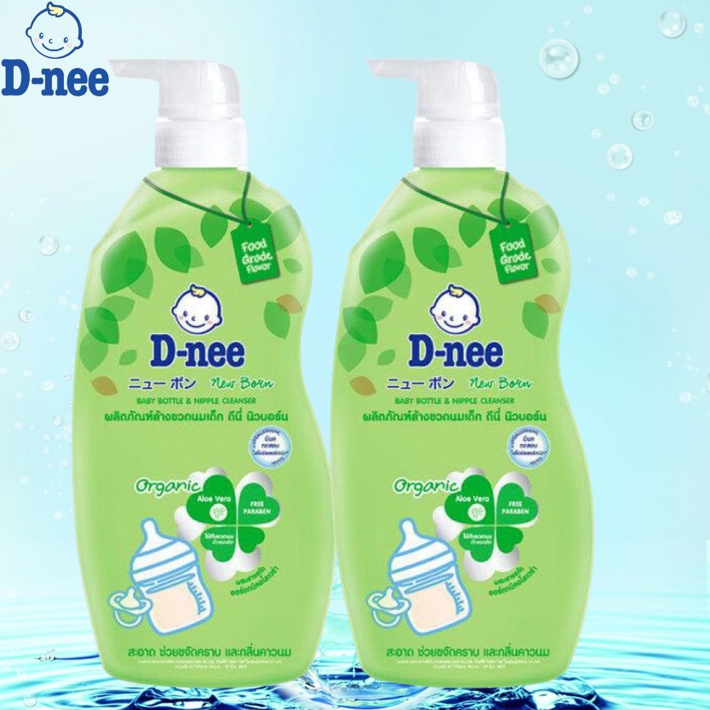 ComBo 2 Chai Nước rửa bình/ xúc bình sữa Dnee Thái Lan 600ml - An toàn cho bé yêu ...