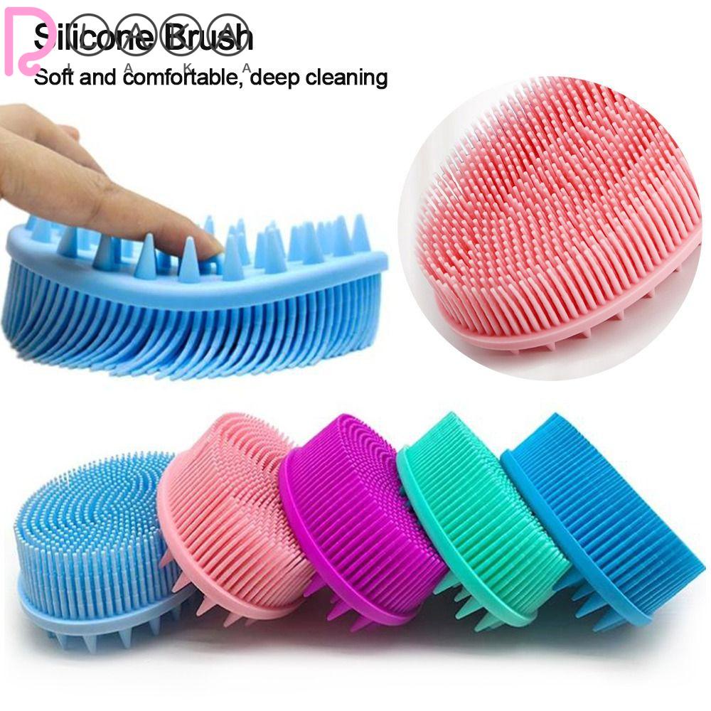 Bàn Chải Silicone LAKAMIER Tẩy Tế Bào Chết Cho Người Lớn Và Trẻ Em