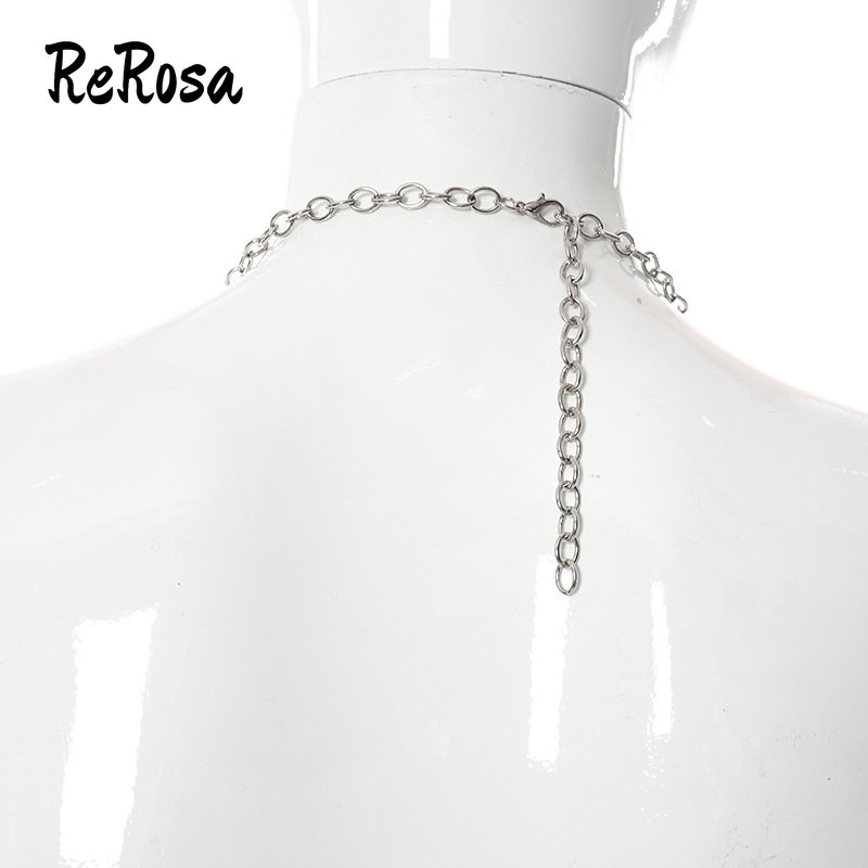 Rerosa Áo Hai Dây Màu Trơn Hở Lưng Thời Trang 2023 Cho Nữ