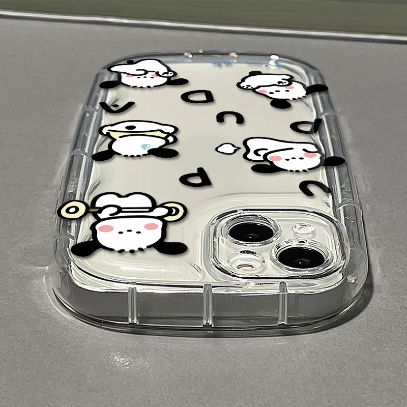 Ốp Điện Thoại Silicone Mềm Trong Suốt Chống Sốc In Hình Chú Cún Cho IPhone 14 13 12 11 Pro Max XS X XR 8 + 7 Plus