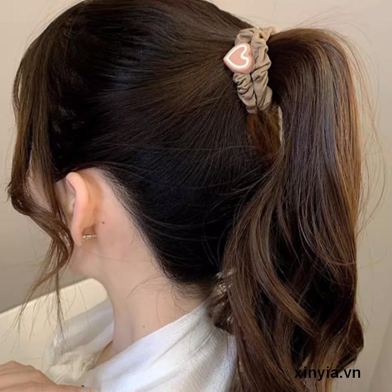 🌺🌺Thun cột tóc nữ Hàn Quốc dễ thương phụ kiện buộc tóc đẹp nhiều màu xanh