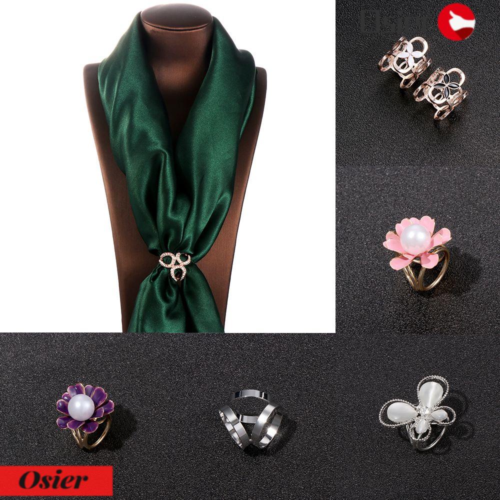 Ghim Cài Khăn Choàng Lụa / Vòng Hoa 1 Cái Cho Nữ
