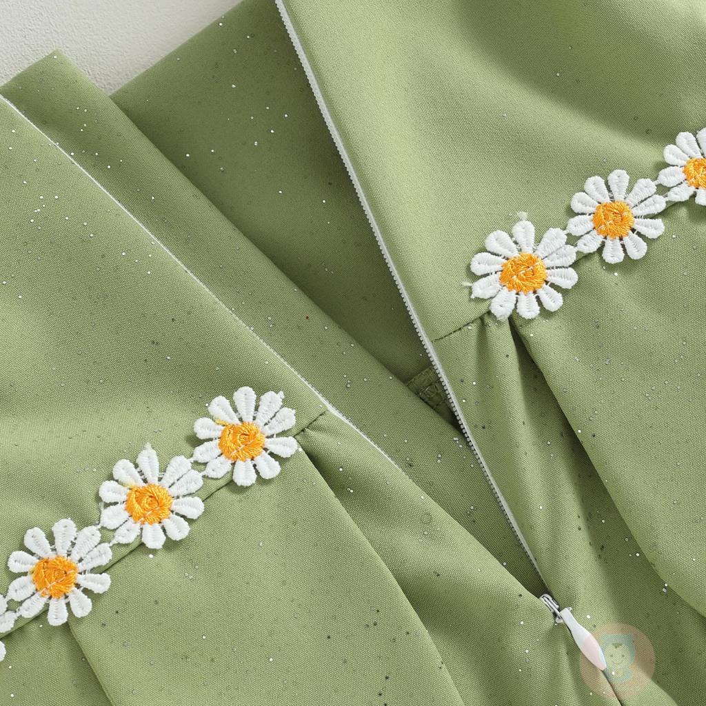 Áo Liền Quần Sát Nách In Hoa Cho Bé Gái LAA6-Baby