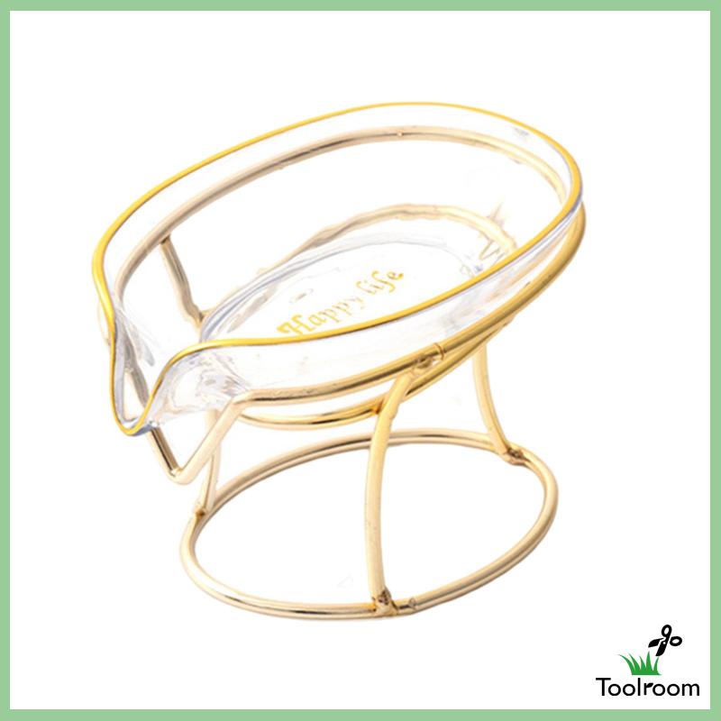 Khay Đựng Xà Phòng Có Giá Đỡ Bằng Sắt Tiện Dụng Cho Nhà Bếp / Phòng Tắm