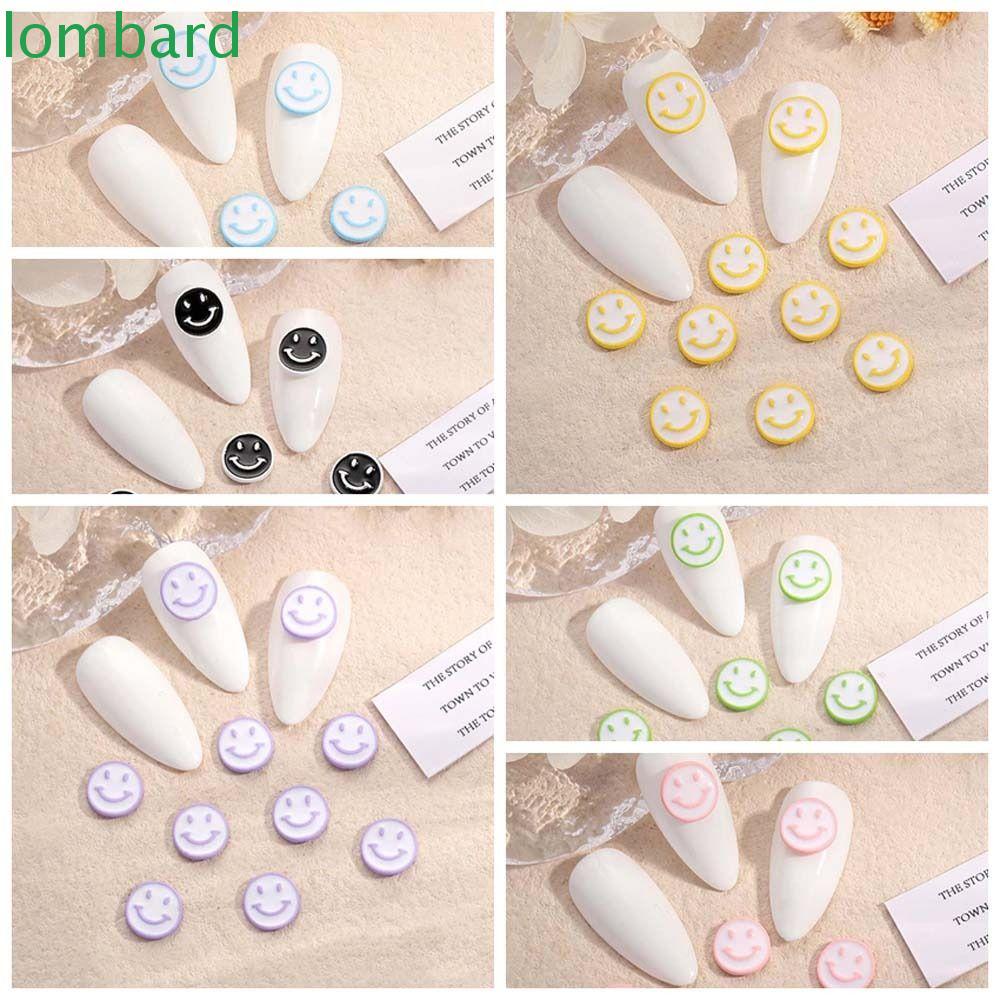 Phụ Kiện Trang Trí Móng Tay Hình Mặt Cười Hoạt Hình Phong Cách Nhật Bản Dành Cho Nữ