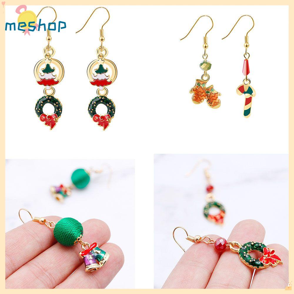 ME Bông Tai Dáng Dài Hình Người Tuyết Phong Cách Giáng Sinh Thời Trang Cho Nữ