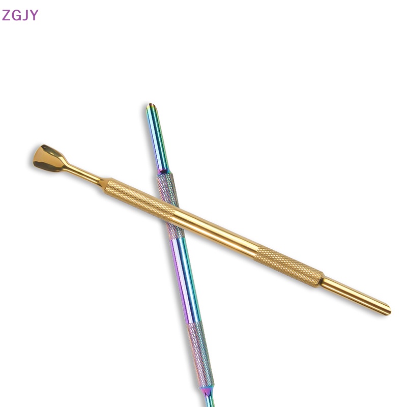 1 Cây Đẩy Biểu Bì Hai Đầu Bằng Thép Không Gỉ Dùng Để Làm Móng Mới