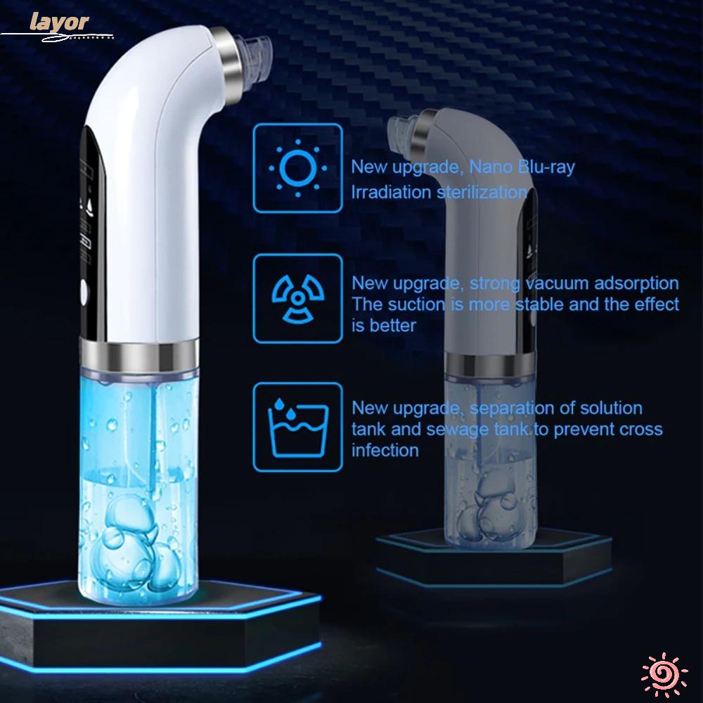 LAY Máy Tạo Bọt Loại Bỏ Mụn Đầu Đen Sạc USB Tiện Lợi