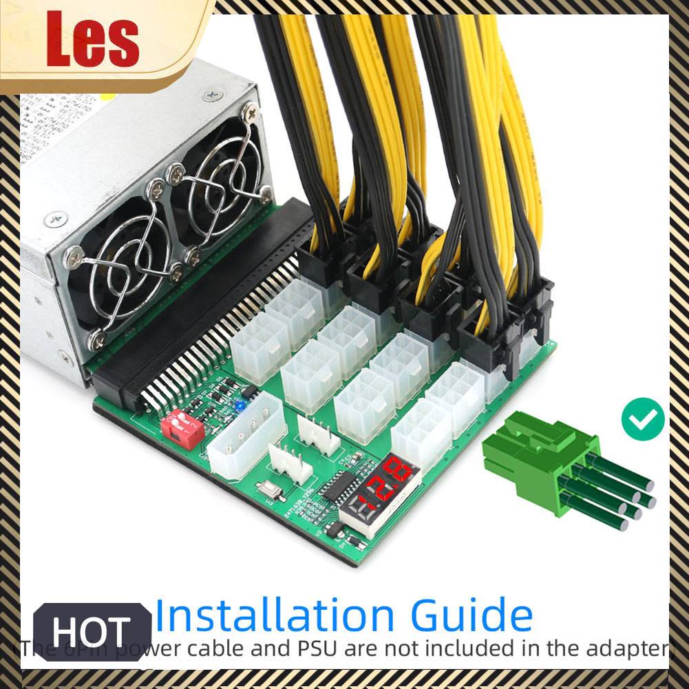 Bo Mạch Nguồn ATX 16x 6Pin 12V 64pin Cho Máy Chủ BTC